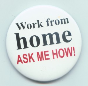 work from home button